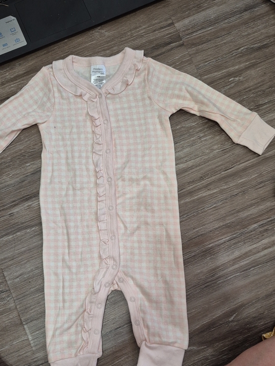 Modern Moments Other - Modern Moments Pink Gingham Ruffle One-Piece Bodysuit